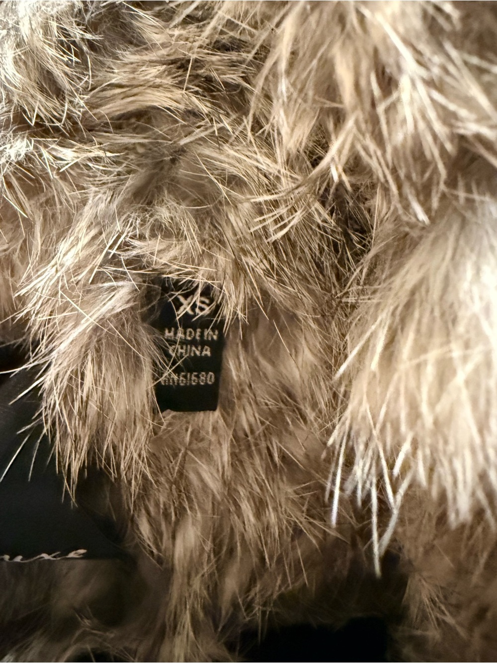Real Rabbit Fur Vest - Taupe-Grey - Picture 9 of 9
